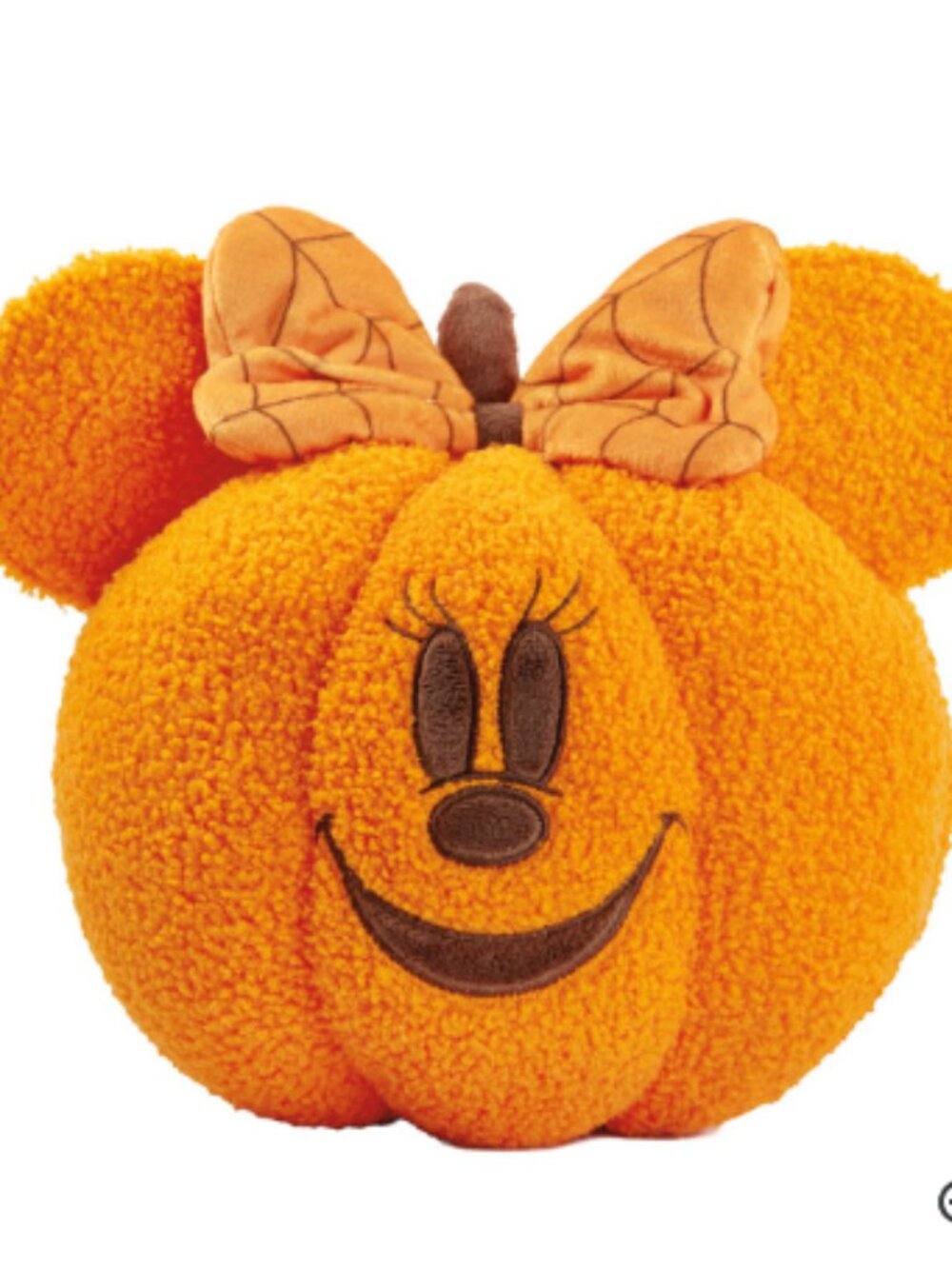 Disney Minnie Mouse Pumpkin Plush Pillow Halloween Decor